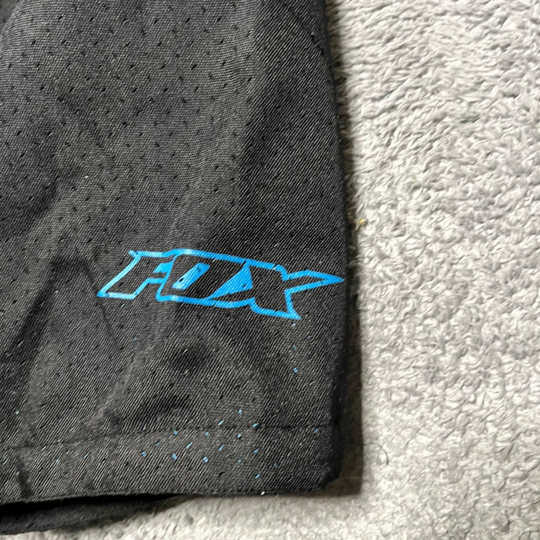 Fox Racing Fox Racing Shorts Mens 32 Demo DH Downhill Riding Cycle Moto Black Blue Mens Regular 32 Athletic Black Blue Fox Racing Shorts Size US 32 / EU 48 - 4 Thumbnail