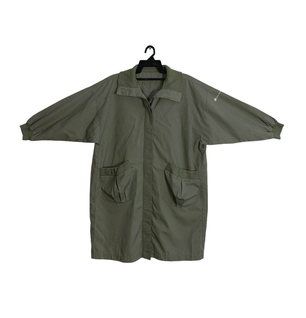 Issey Miyake × Japanese Brand Issey Miyake Apron Windcoat Wool Neck Parka Jacket Size US XXL / EU 58 / 5 - 1 Thumbnail