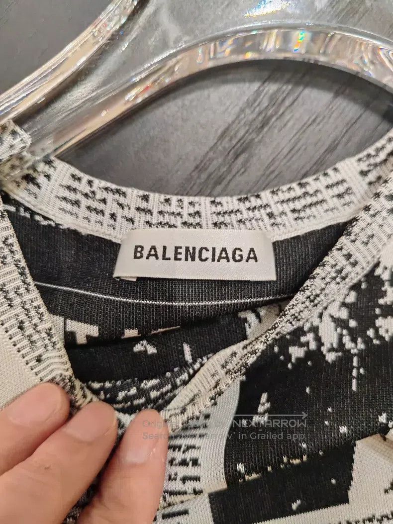 Balenciaga Balenciaga Knitted T-Shirt Size XS / US 0-2 / IT 36-38 - 3 Thumbnail
