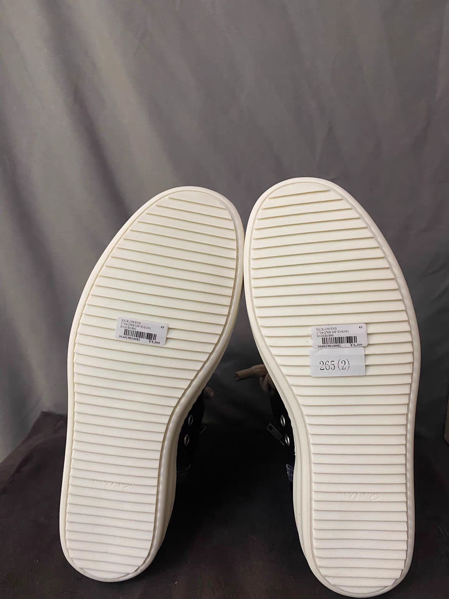 Rick Owens Brand New Rick Owens Mainline Leather Thick Lace Ramones Size US 10 / EU 43 - 5 Thumbnail