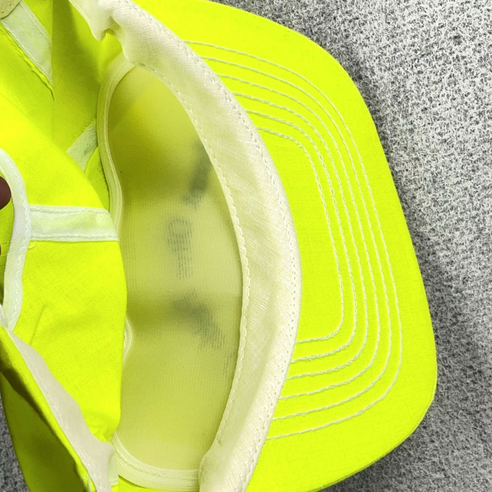 Olive VINTAGE Mount Olive Pickle Hat Cap Snapback 80s 90s Neon Green USA Made Trucker Mens Size ONE SIZE - 6 Thumbnail