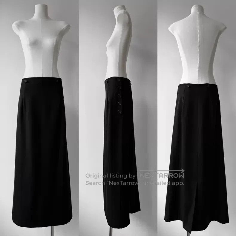 Yohji Yamamoto Yohji Yamamoto size os 04AW breasted maxi dress Size 24" / US 00 / IT 34 - 7 Thumbnail