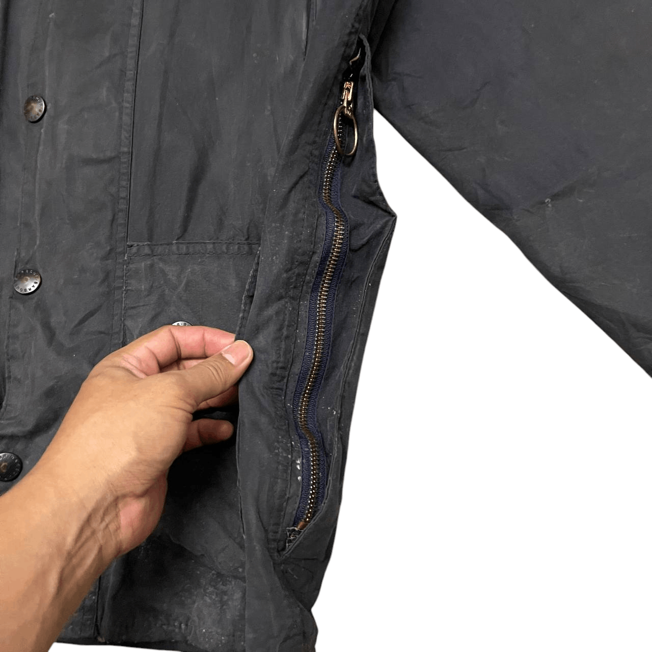 Barbour Vintage Barbour Beaufort A155 Waxed Jacket Size US S / EU 44-46 / 1 - 9 Thumbnail