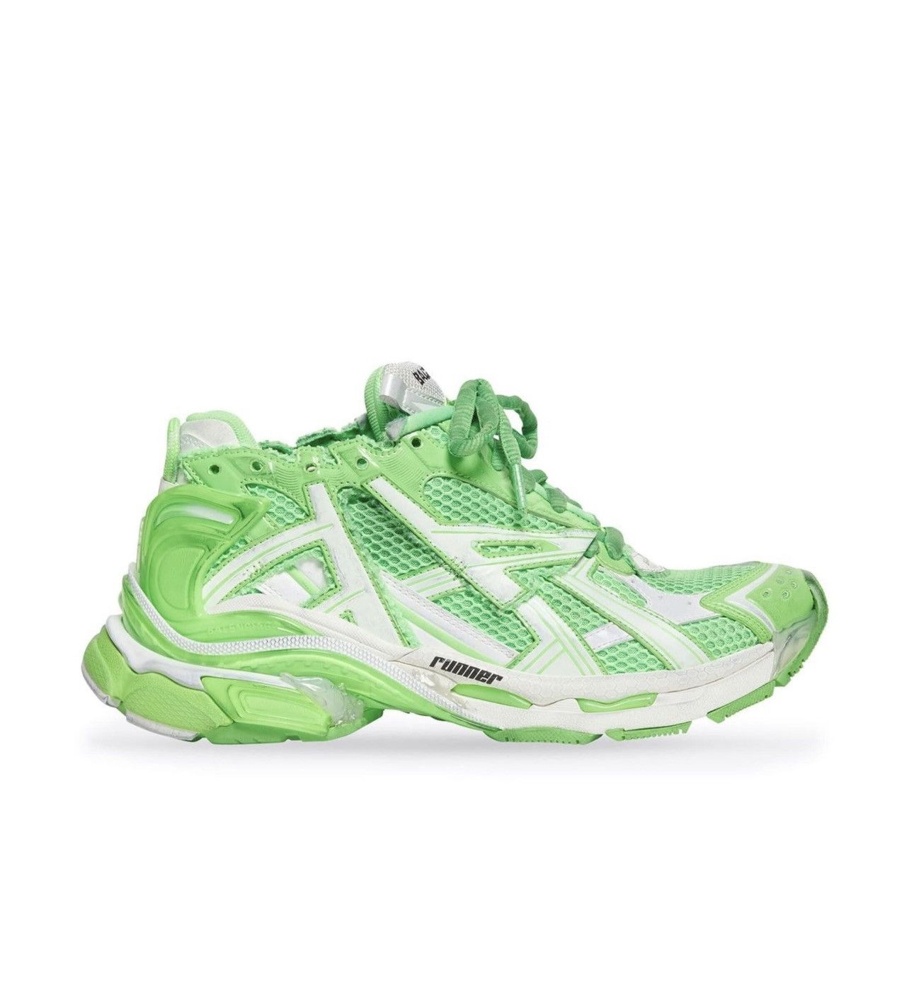 Balenciaga Balenciaga Runner Sneakers in Green Size US 13 / EU 46 - 1 Thumbnail