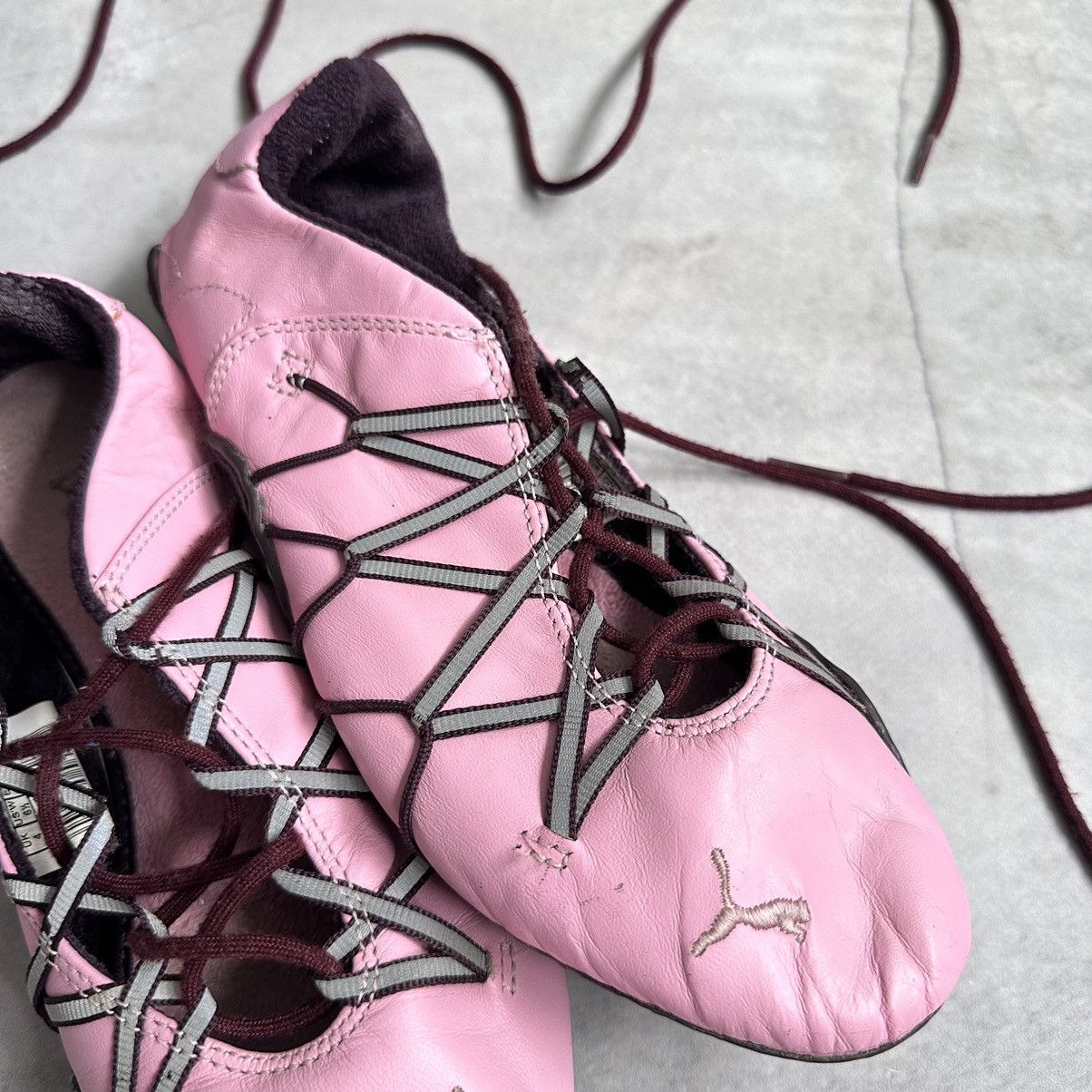 Jil Sander × Puma RARE Puma Lace Up Ballet Flats Shoes Sneakers Speedcat Vibe Size US 6 / IT 36 - 11 Thumbnail
