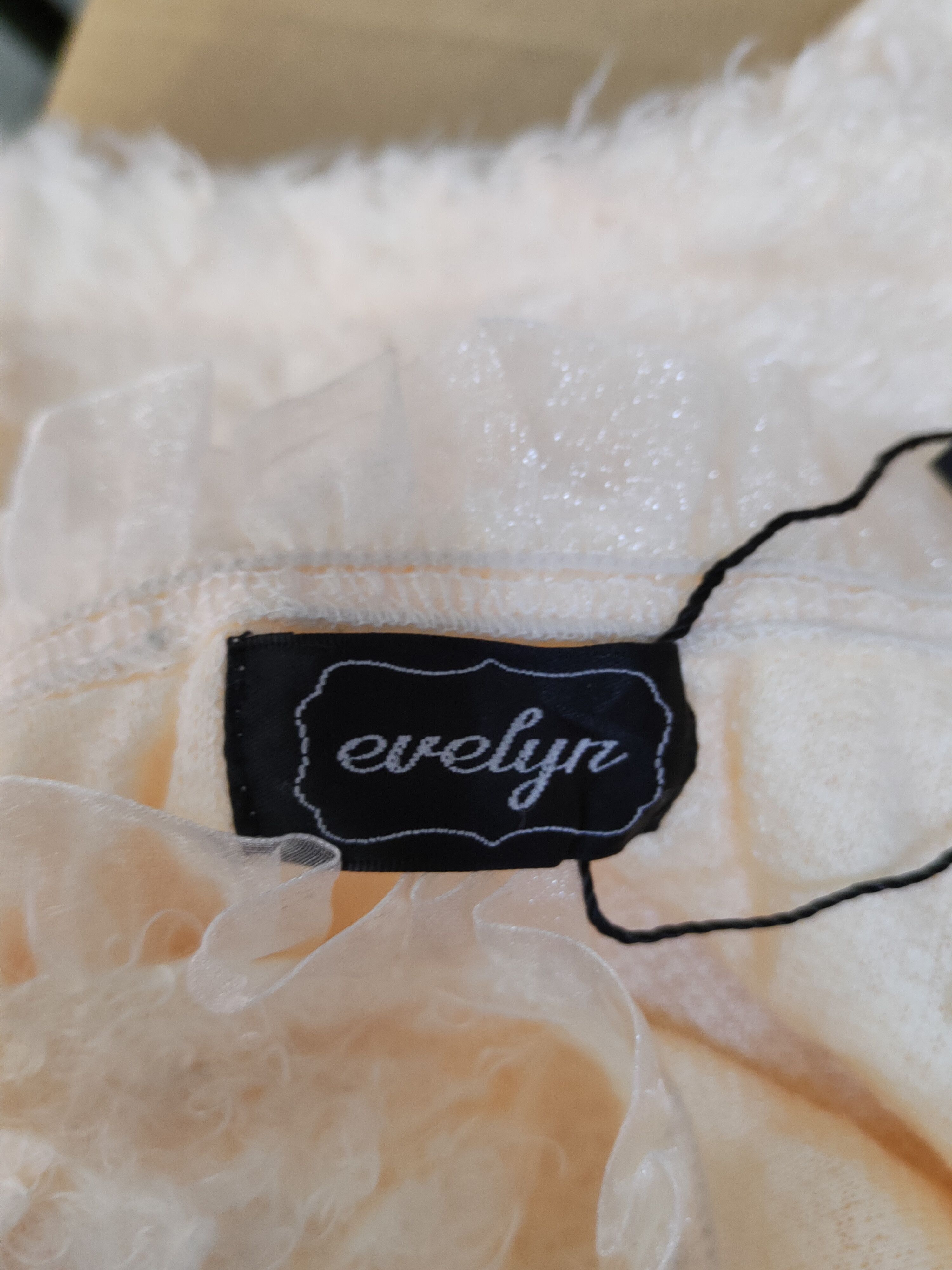 Homespun Knitwear × Japanese Brand × Vintage Evelyn Light Orange Shag Shaggy Fur Mohair Knitwear #S1996 Size S / US 4 / IT 40 - 12 Thumbnail