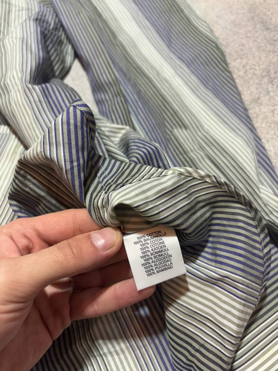 Burberry Burberry Long Sleeve Shirt Grey XL Size US XL / EU 56 / 4 - 6 Thumbnail