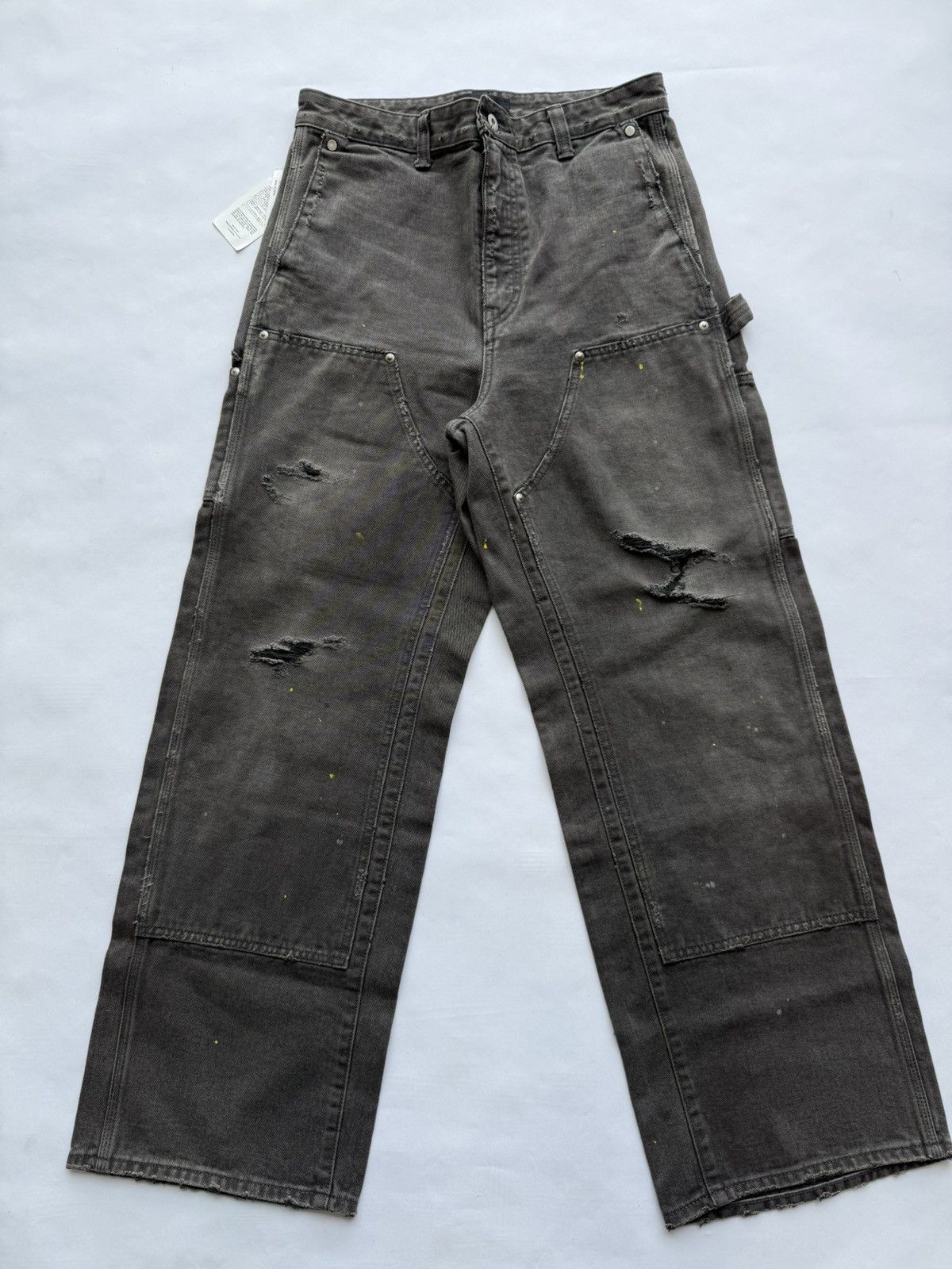 Vuja De Vuja De Gunther Destroyed Double Knee Carpenter Pants