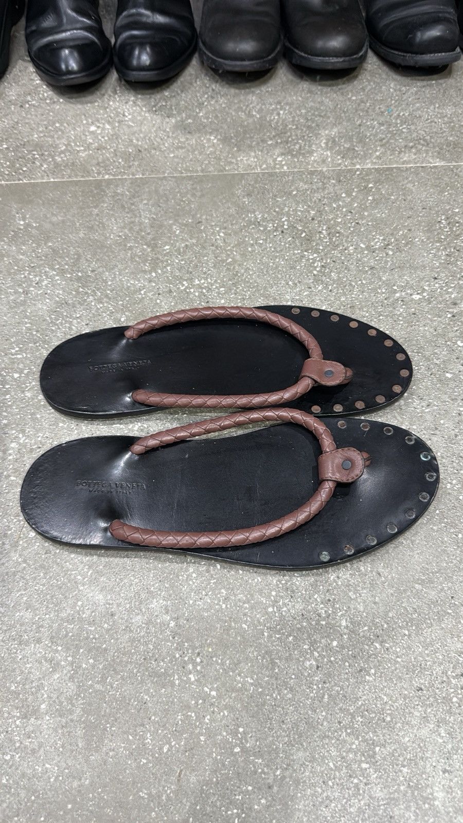 Bottega Veneta Vintage bottega veneta braided leather sandals Size US 11 / EU 44 - 3 Thumbnail