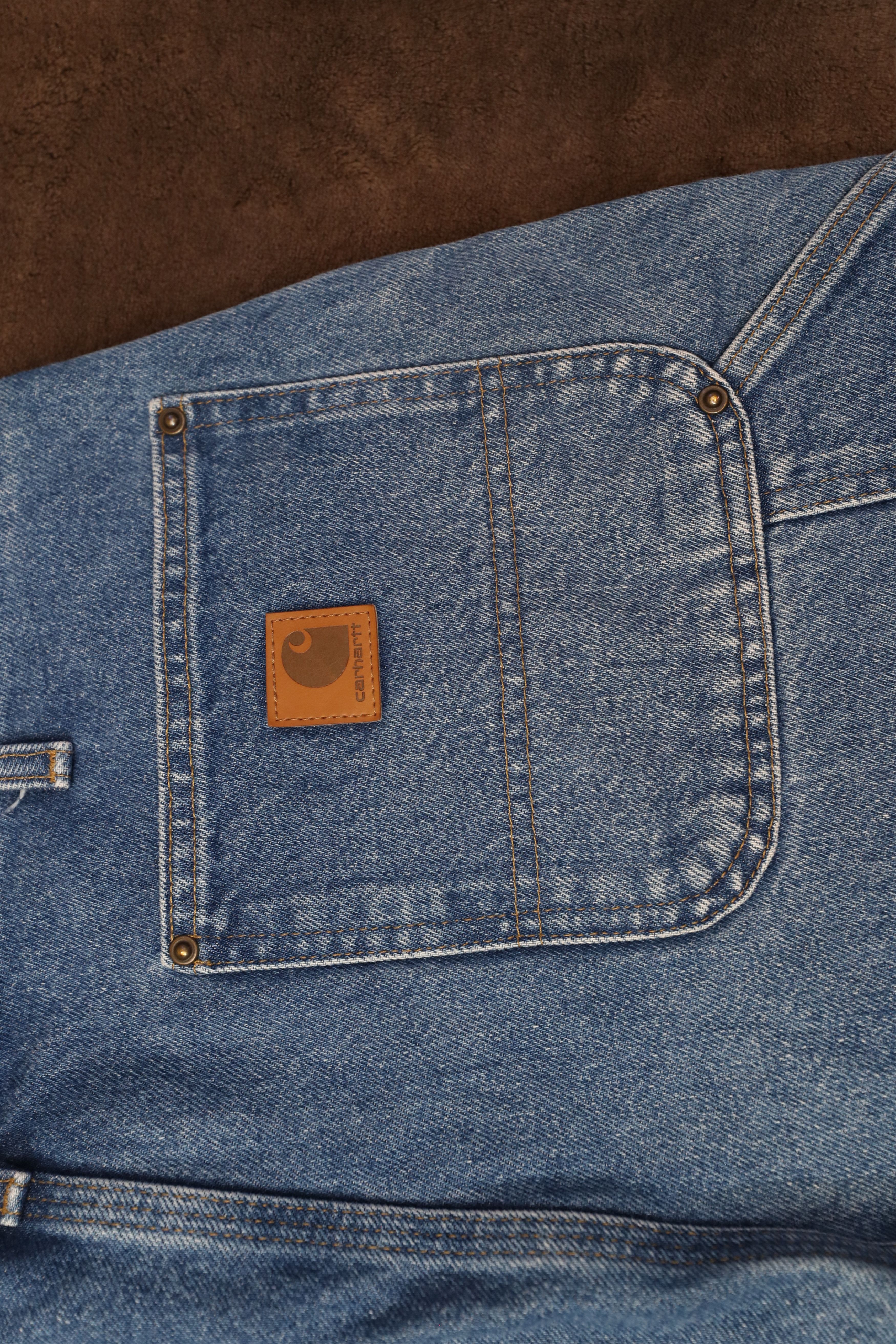 Carhartt Carhartt Men's Double Front Logger Dungaree (36x30) Size US 36 / EU 52 - 11 Thumbnail