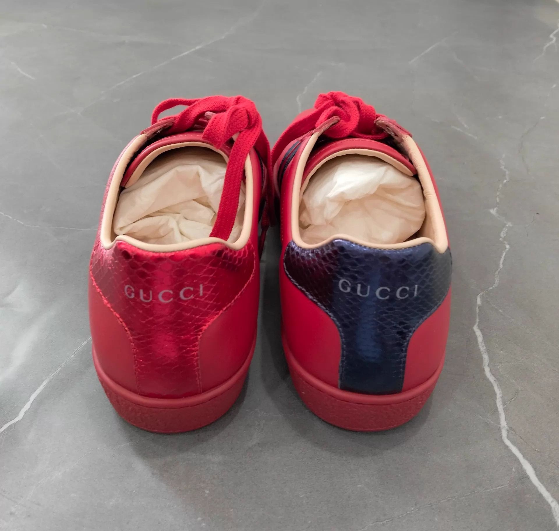 Gucci Gucci Red Bee Sneaker 38.5 Size US 8 / IT 38 - 5 Thumbnail