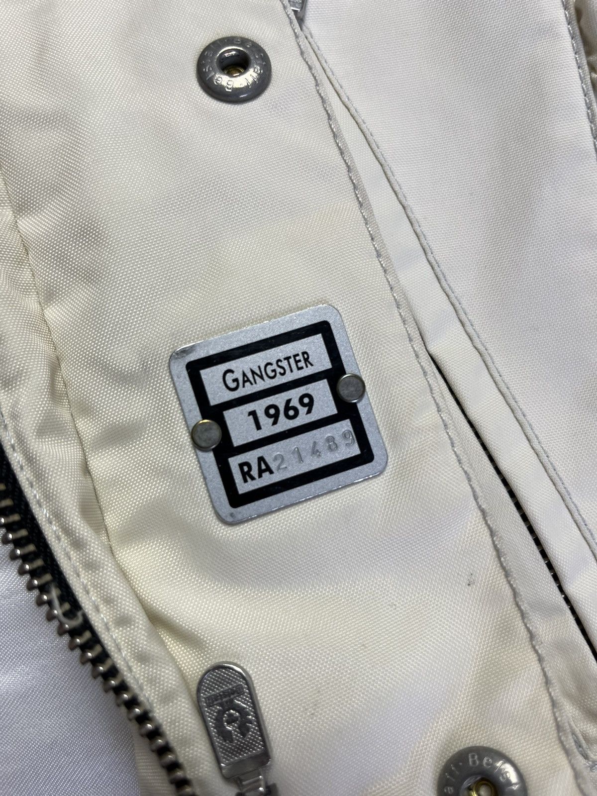 Belstaff × Vintage Vintage 90s Belstaff Gangster 1969 cropped biker jacket Size L / US 10 / IT 46 - 20 Thumbnail