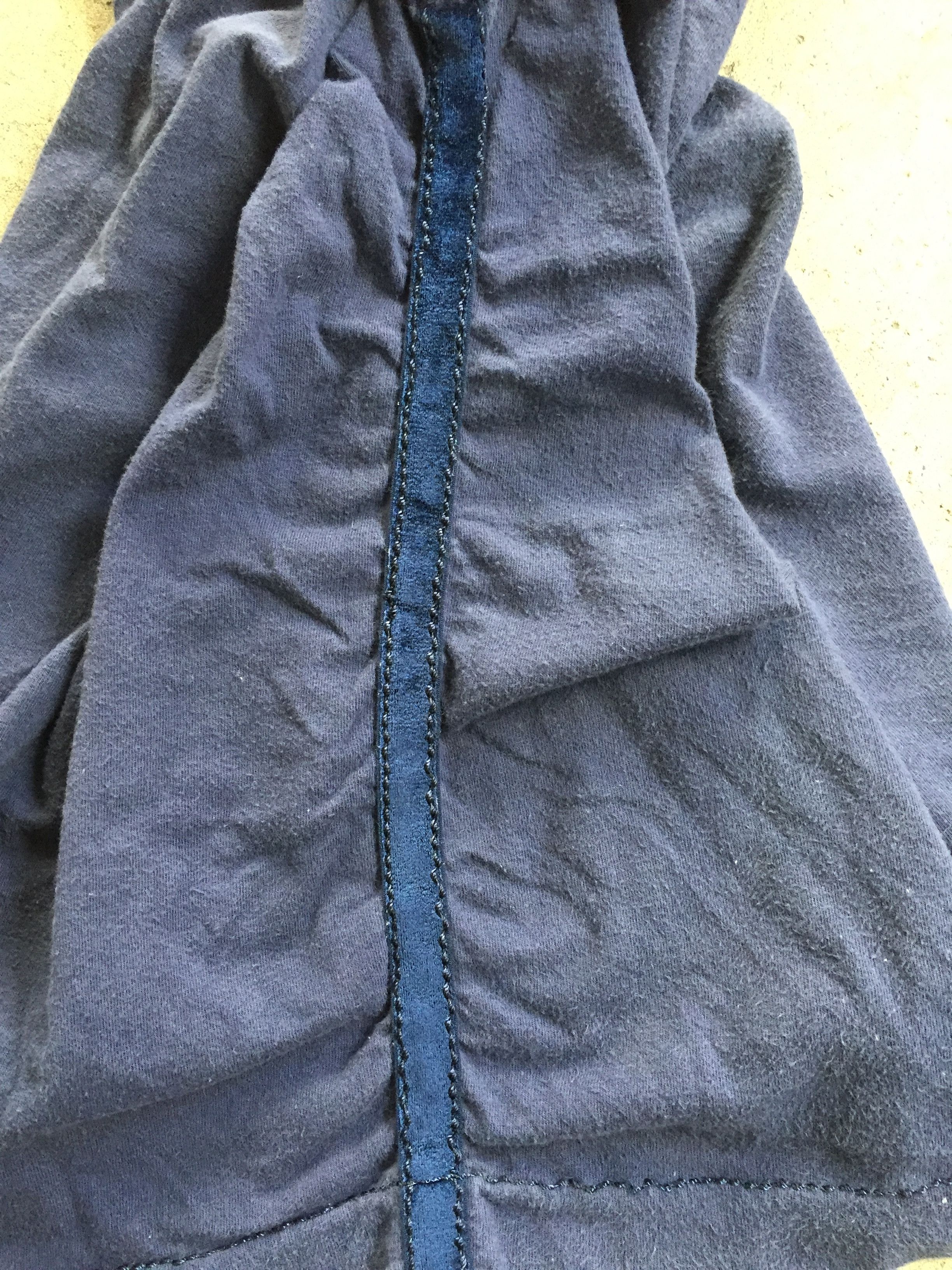 Comme des Garcons Tricot Comme des Garcons Navy Velvet Side Seam Size ONE SIZE - 2 Thumbnail