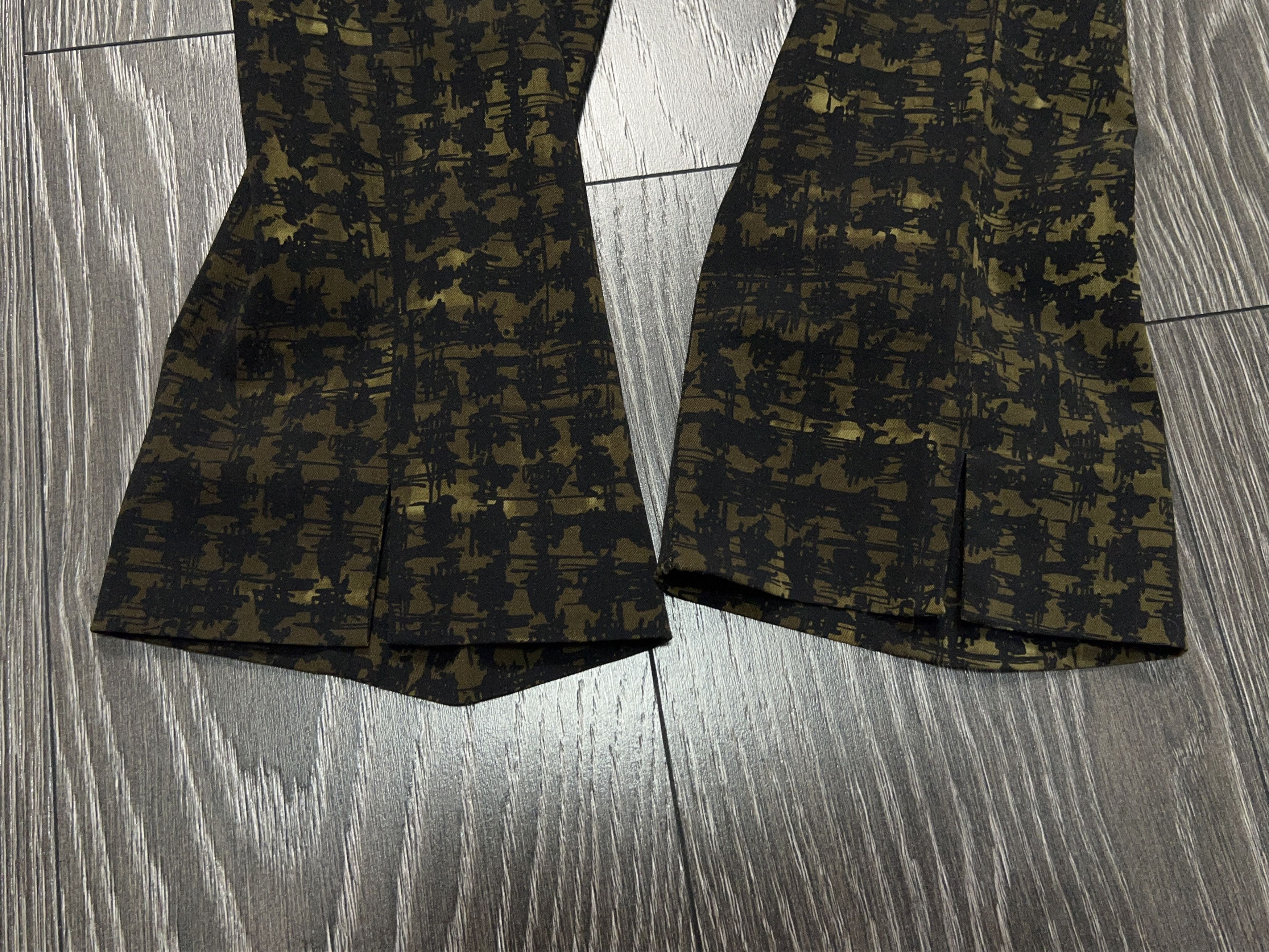 Prada Designer Abstract Houndstooth Print Pants Formal Trousers Size 28" / US 6 / IT 42 - 20 Thumbnail