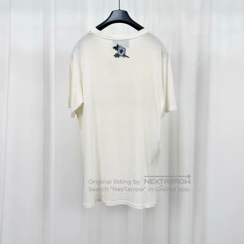 Gucci Gucci Embroidered floral belt letter short sleeve Size US S / EU 44-46 / 1 - 2 Thumbnail