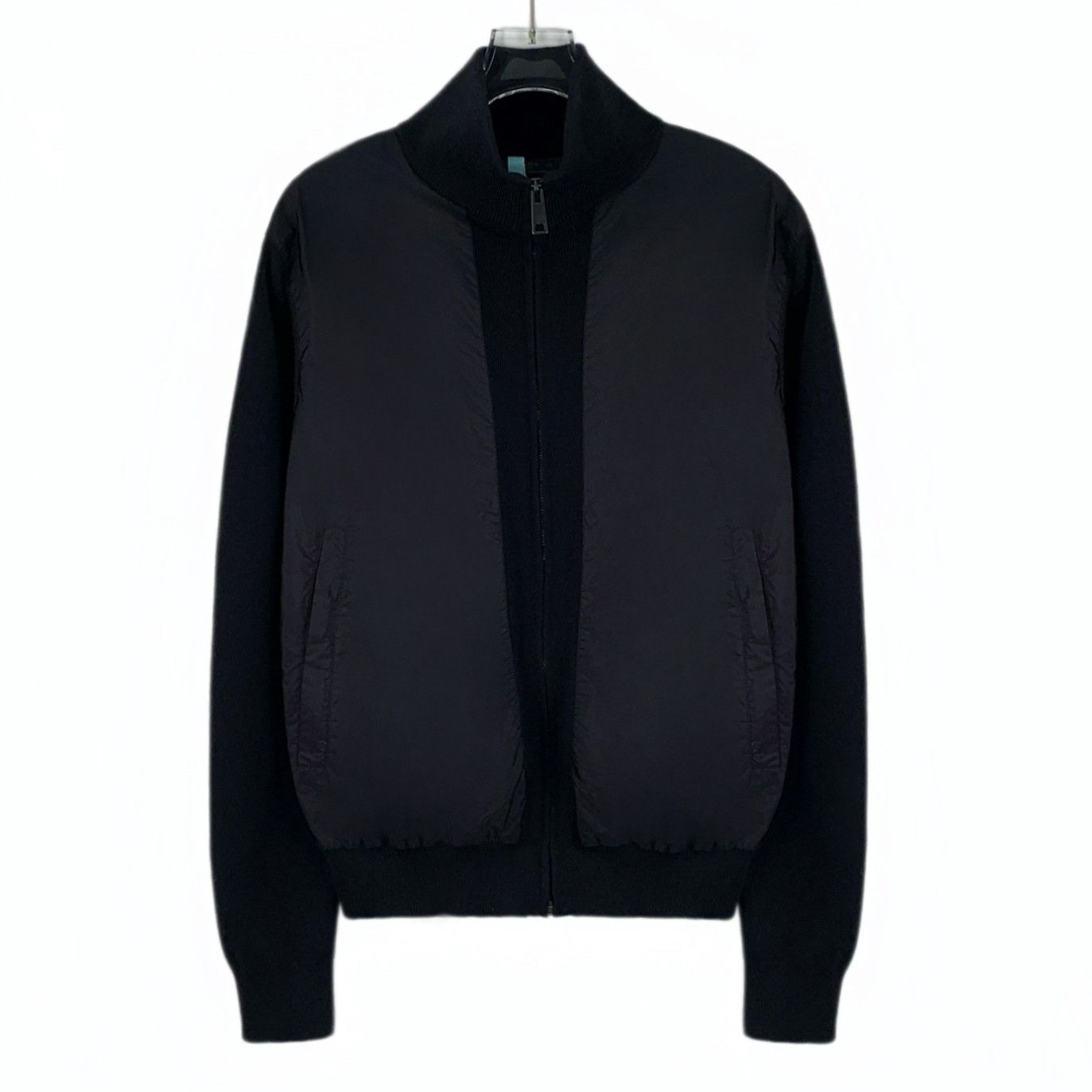 Prada Prada Wool Zip Jacket Black (46) Size US S / EU 44-46 / 1 - 1 Thumbnail