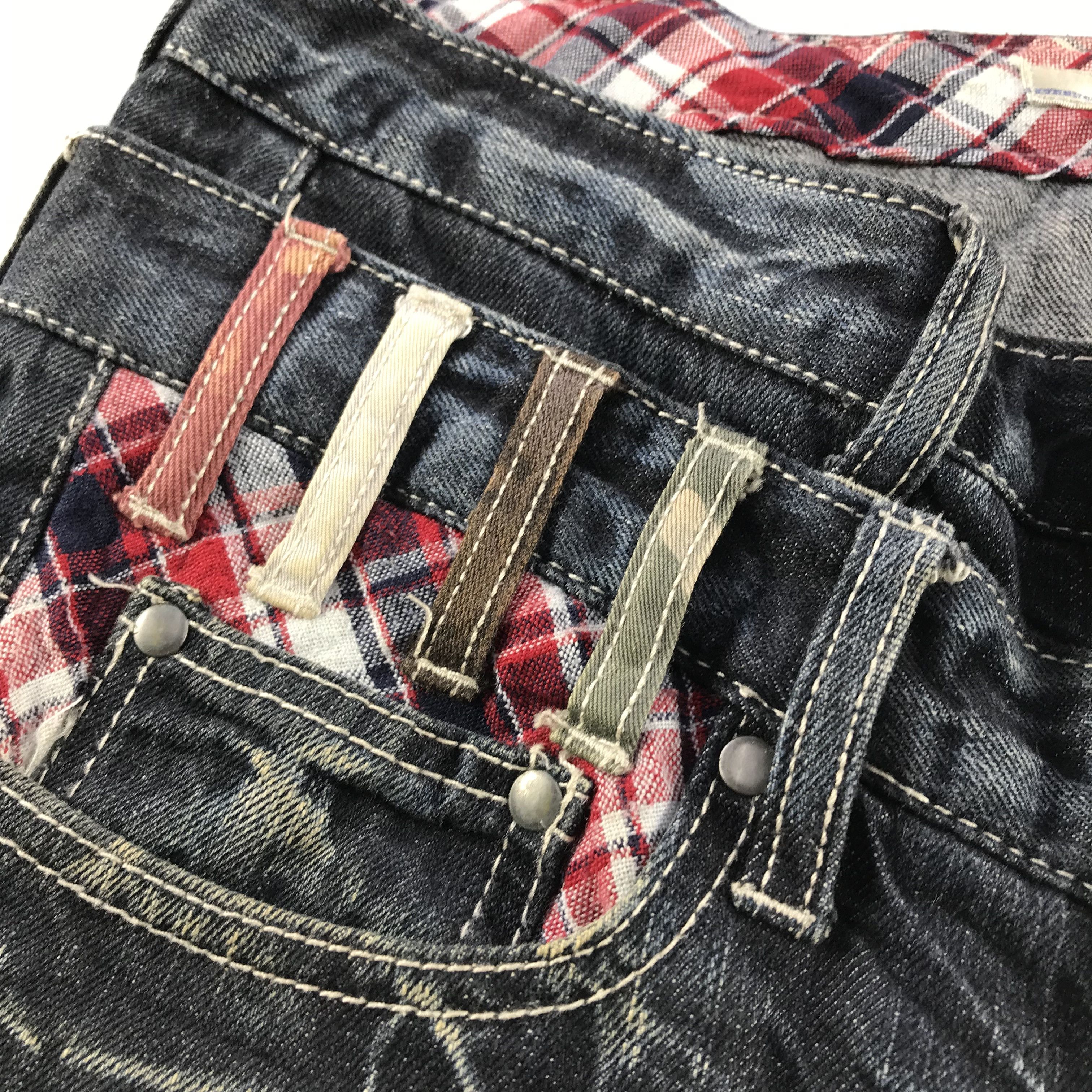 Japanese Brand Japanese Brand Roddie Double Waist Jeans Punk Denim KJ3192 Size US 32 / EU 48 - 9 Thumbnail