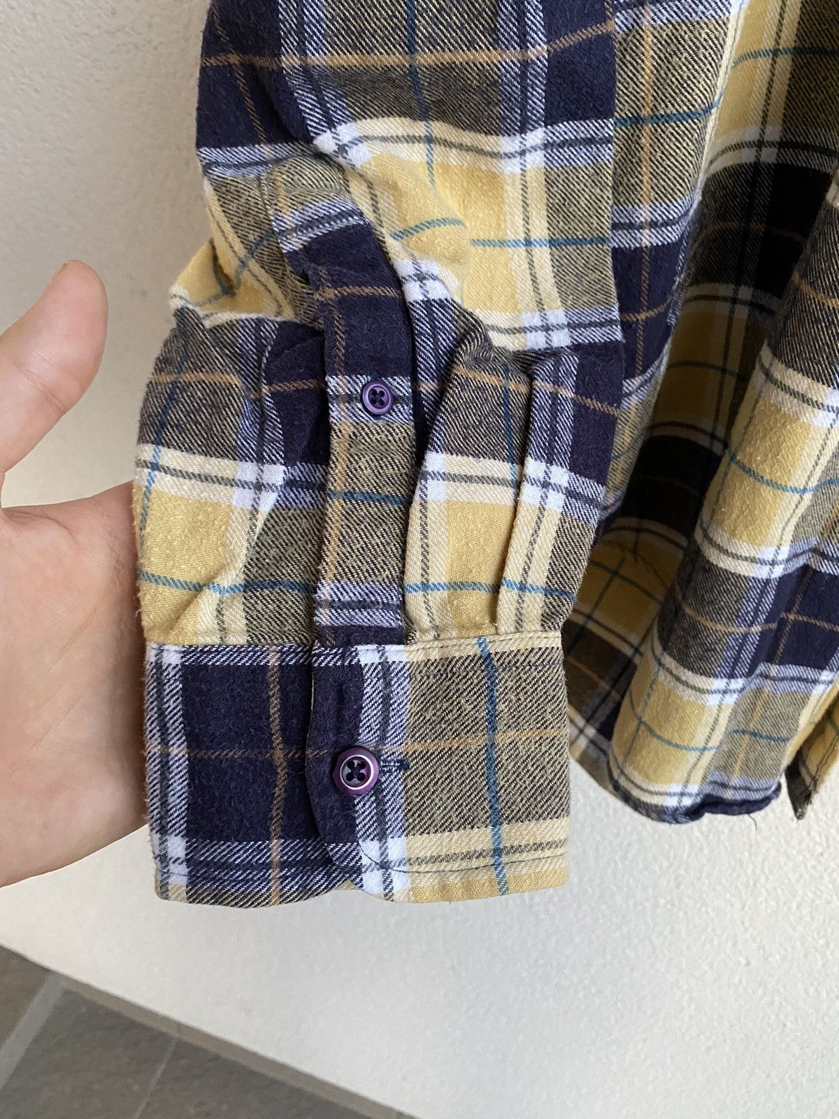 Yves Saint Laurent Flannel YSL Shirt Cotton Soft Size US L / EU 52-54 / 3 - 6 Thumbnail