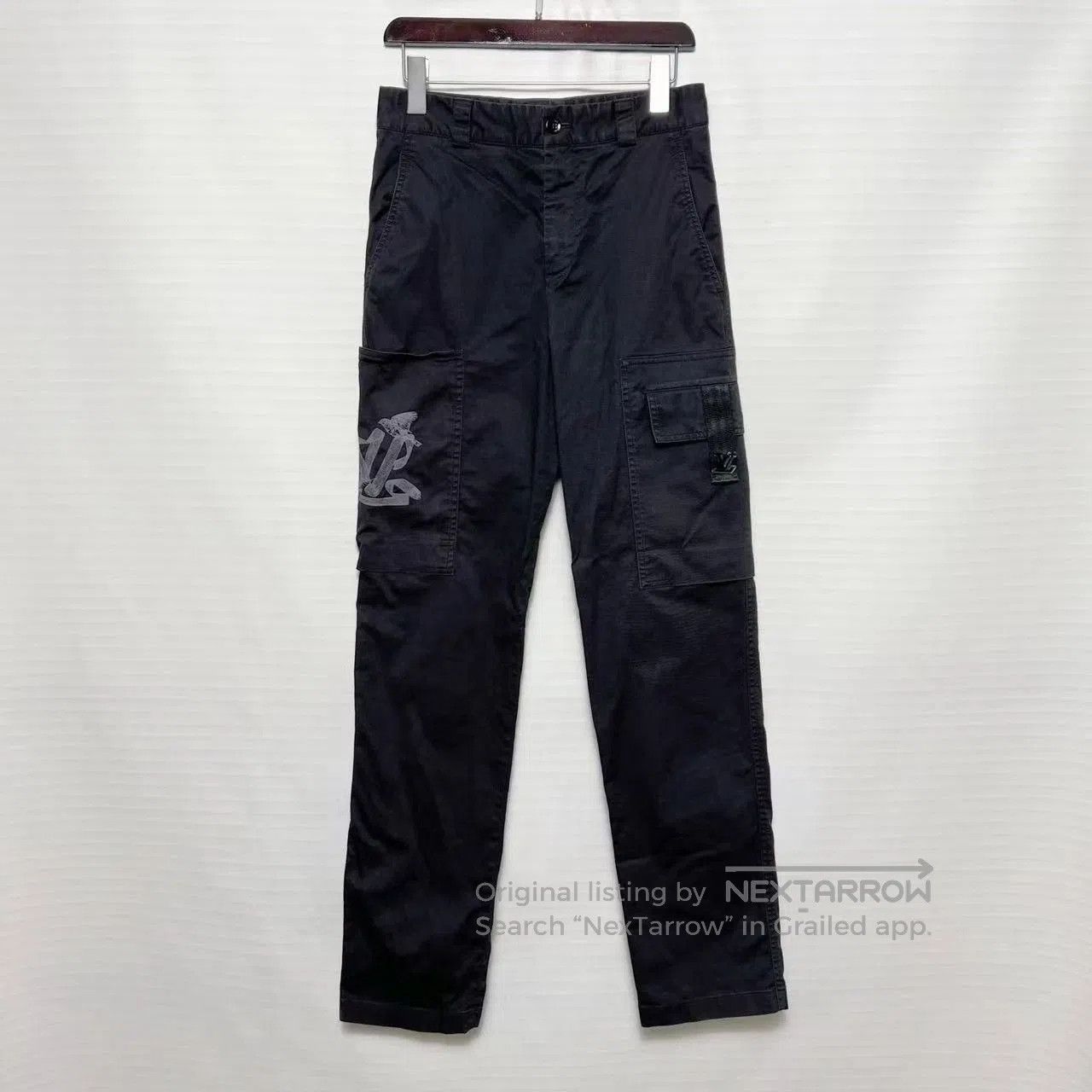 Louis Vuitton Louis Vuitton FW23 Embroidered Cargo Pants. Size US 28 / EU 44 - 1 Thumbnail