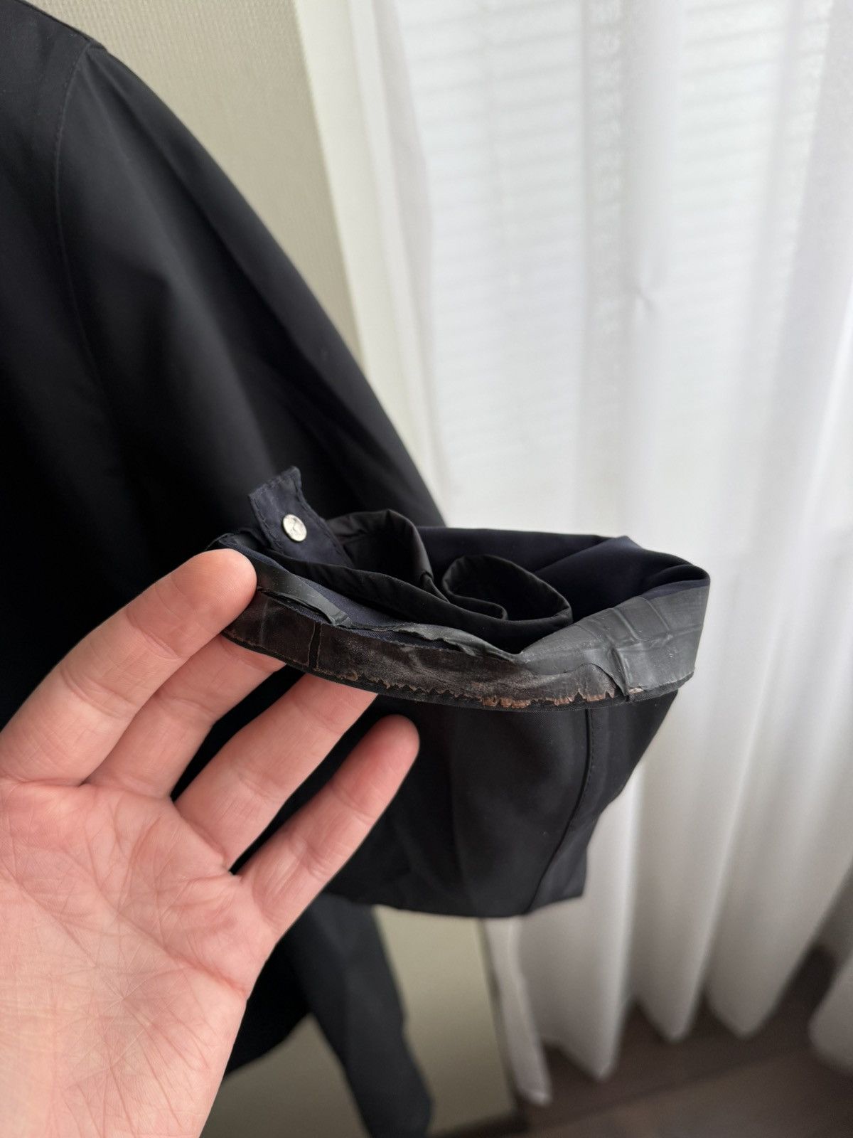 Prada Prada Milano Black Technical Trench Coat Wool/Cashmere Liner Size US M / EU 48-50 / 2 - 10 Thumbnail