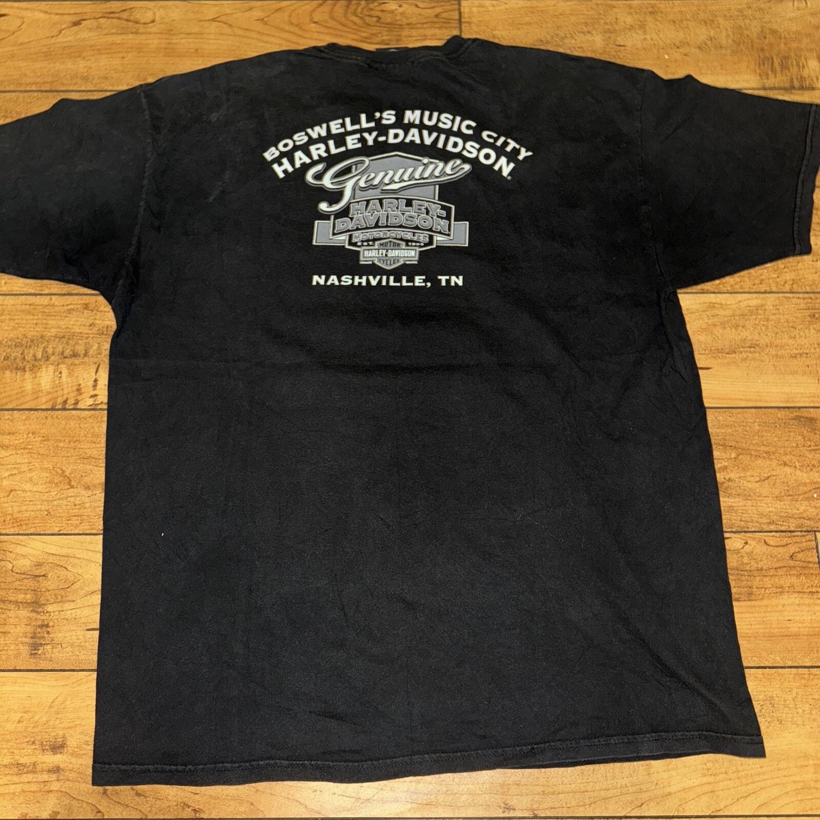 Harley Davidson Y2K Harley Davidson T-Shirt Black Affliction Style XL 23x30 Size US XL / EU 56 / 4 - 5 Thumbnail