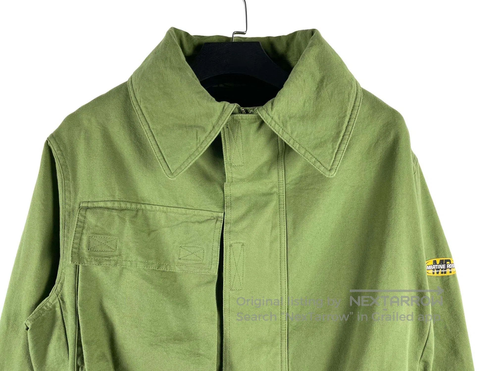Martine Rose Martine Rose Grass Green Velcro Jacket Size US M / EU 48-50 / 2 - 3 Thumbnail