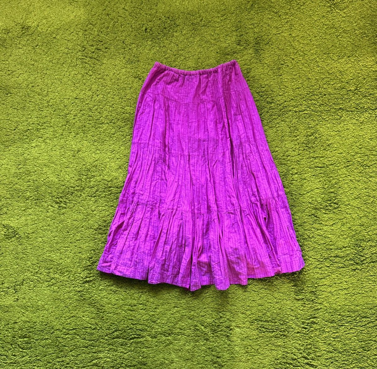Designer Gudrun Sjoden avant garde pink maxi skirt Size 26" / US 2 / IT 38 - 6 Thumbnail