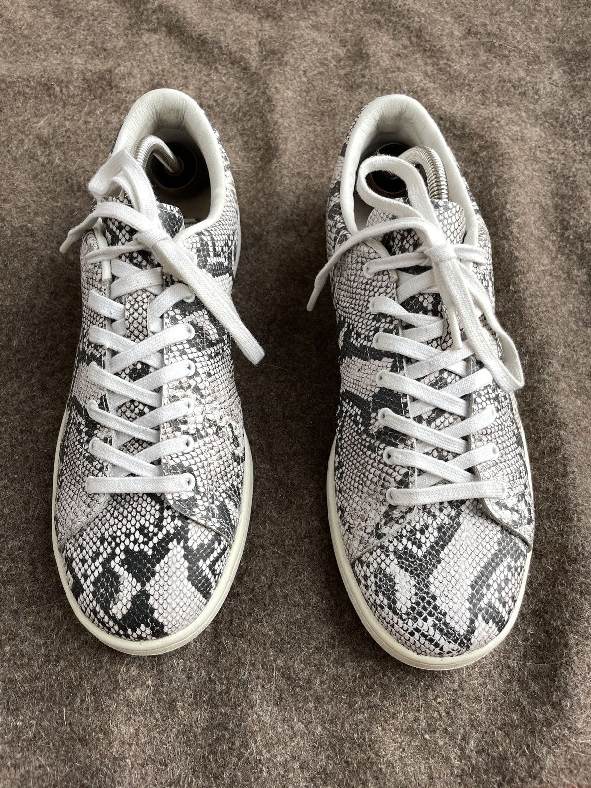HYKE Adidas x Hyke Snake Python Leather Sneakers Size US 10.5 / EU 43-44 - 3 Thumbnail