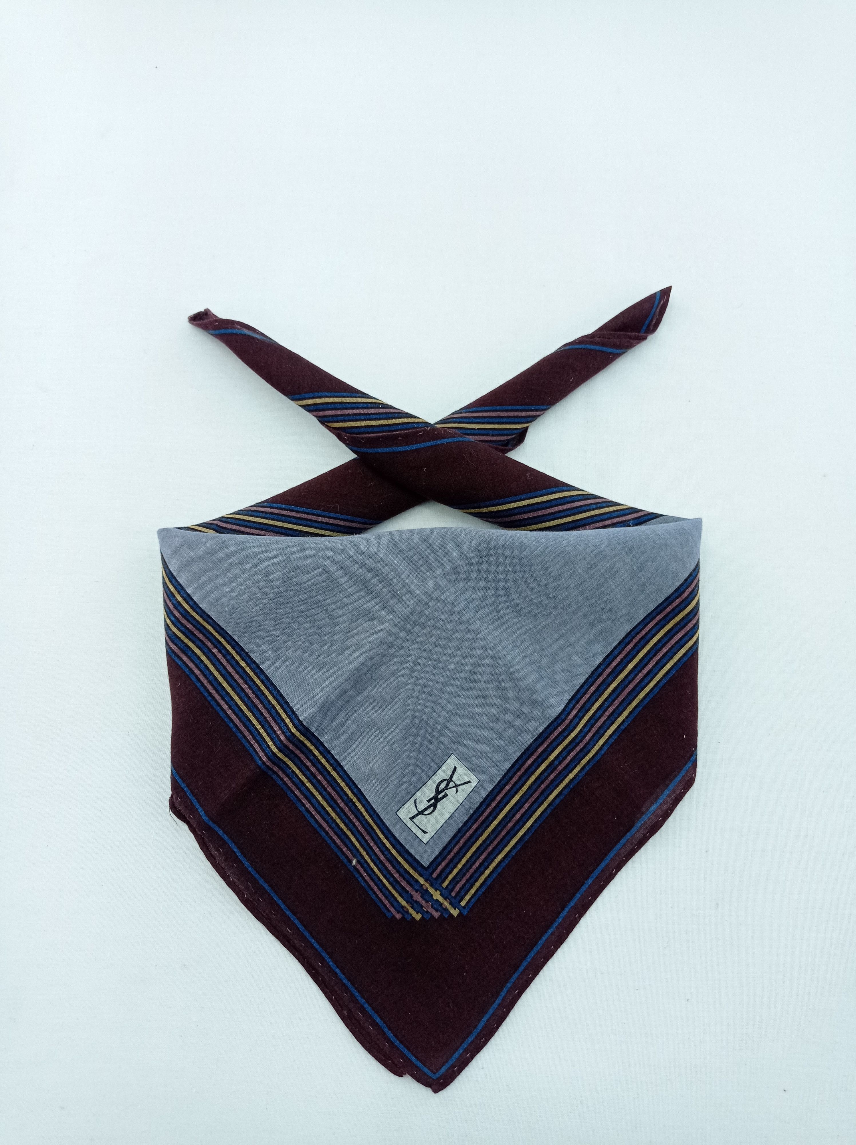 Vintage × Yves Saint Laurent Vintage Yves Saint Laurent Handkerchief / Neckwear / Bandana Size ONE SIZE - 1 Thumbnail