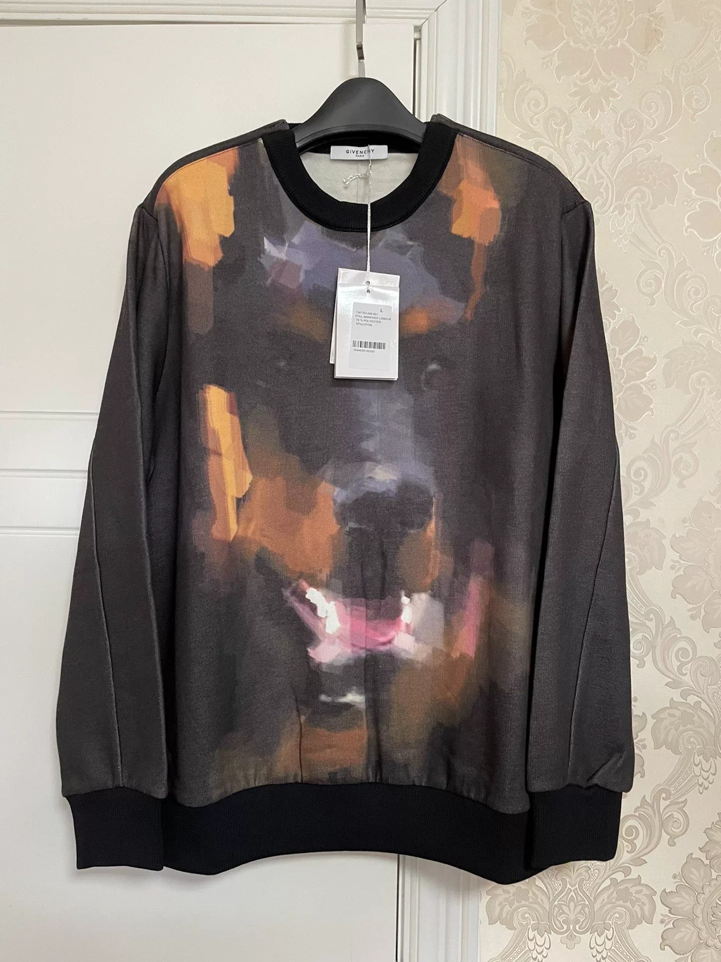 Givenchy givenchy dog print fleece sweatshirt large Size US M / EU 48-50 / 2 - 1 Thumbnail