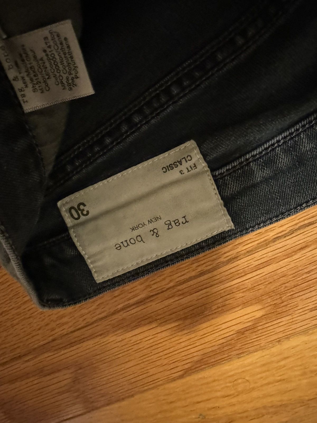 Rag & Bone Rag and Bone Classic Fit Jeans Size US 30 / EU 46 - 4 Thumbnail