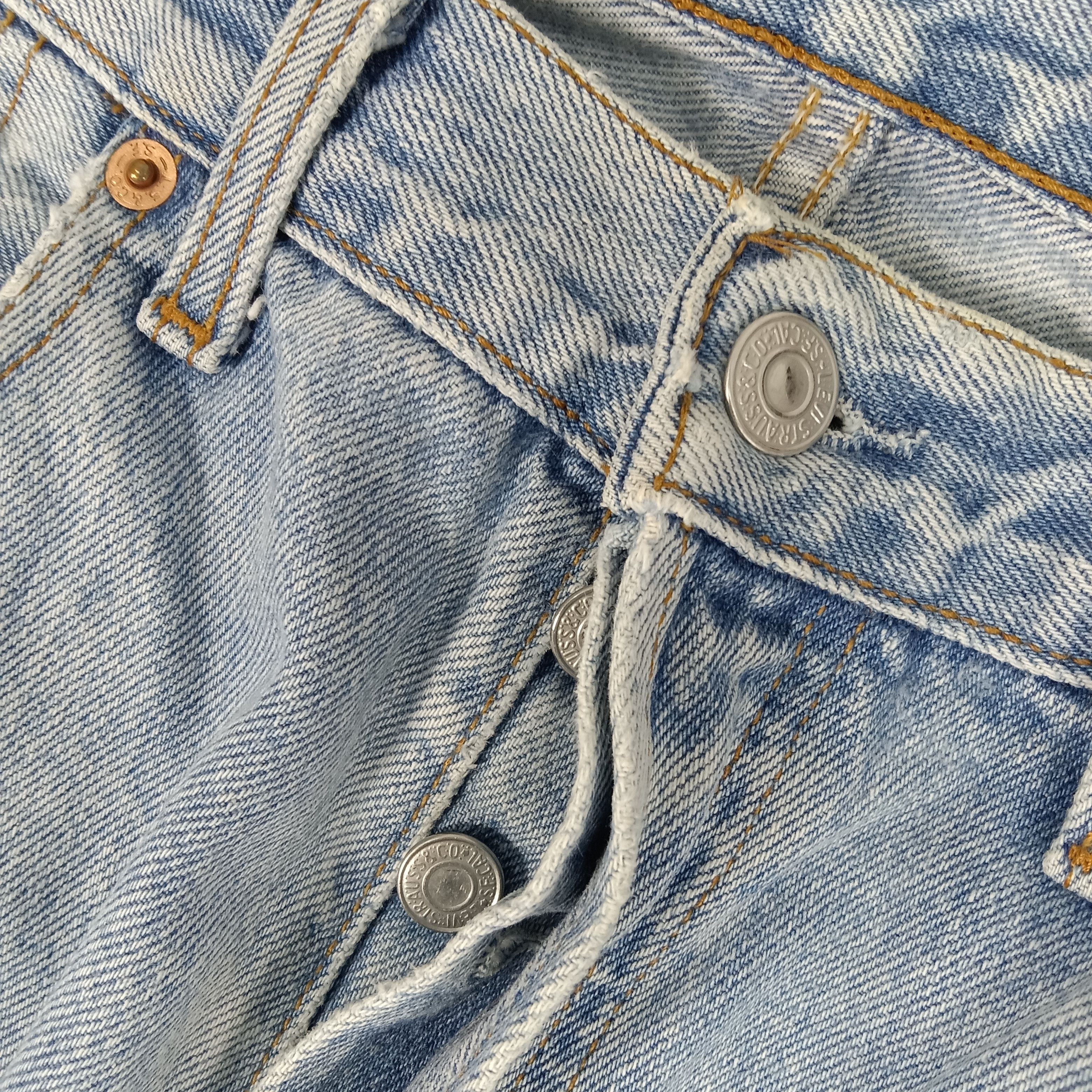 Levi's × Vintage Levi's American Distressed Style Denim Jeans Size US 30 / EU 46 - 4 Thumbnail