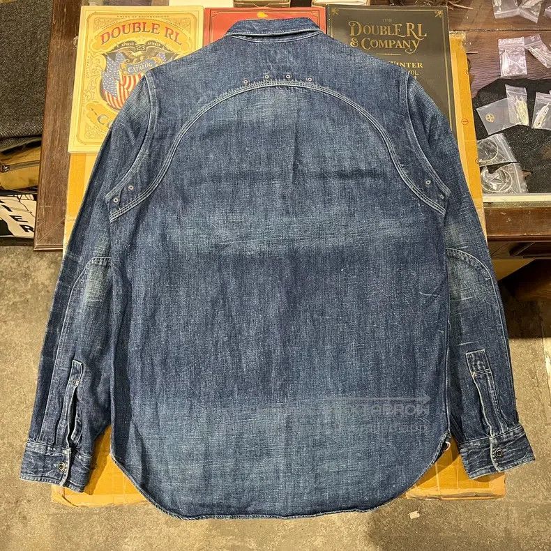 RRL Ralph Lauren RRL Ralph Lauren Vintage Washed and Worn Shirt Size US M / EU 48-50 / 2 - 3 Thumbnail