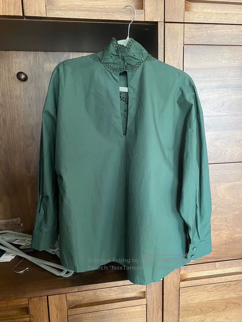 Fendi Fendi Showpiece Top with Heavily Embroidered Cut-Out Desig Size XS / US 0-2 / IT 36-38 - 7 Thumbnail