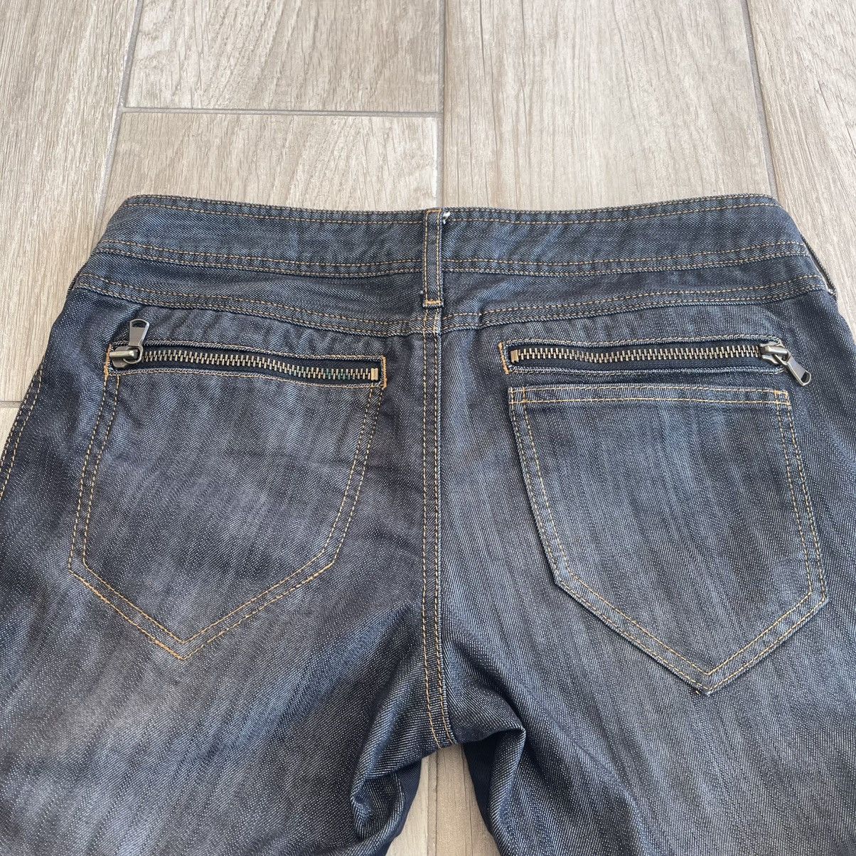Morgan Homme 10th Anniversary Edition Two-Tone Stripe Denim Jeans Size US 30 / EU 46 - 4 Thumbnail