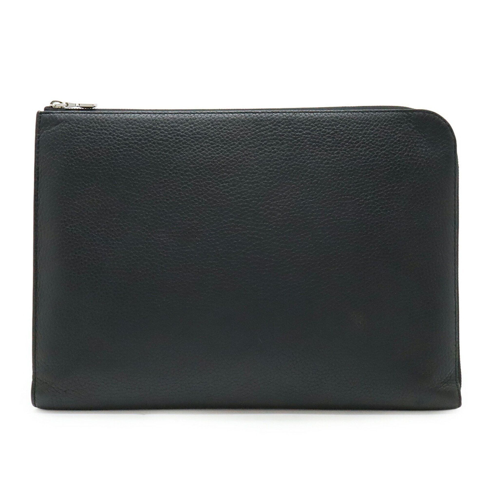 Louis Vuitton LOUIS VUITTON Pochette Jour GM NM Clutch Bag/Second Bag L-Shaped Taurillon Leather Noir Black M67768 Size ONE SIZE - 1 Thumbnail