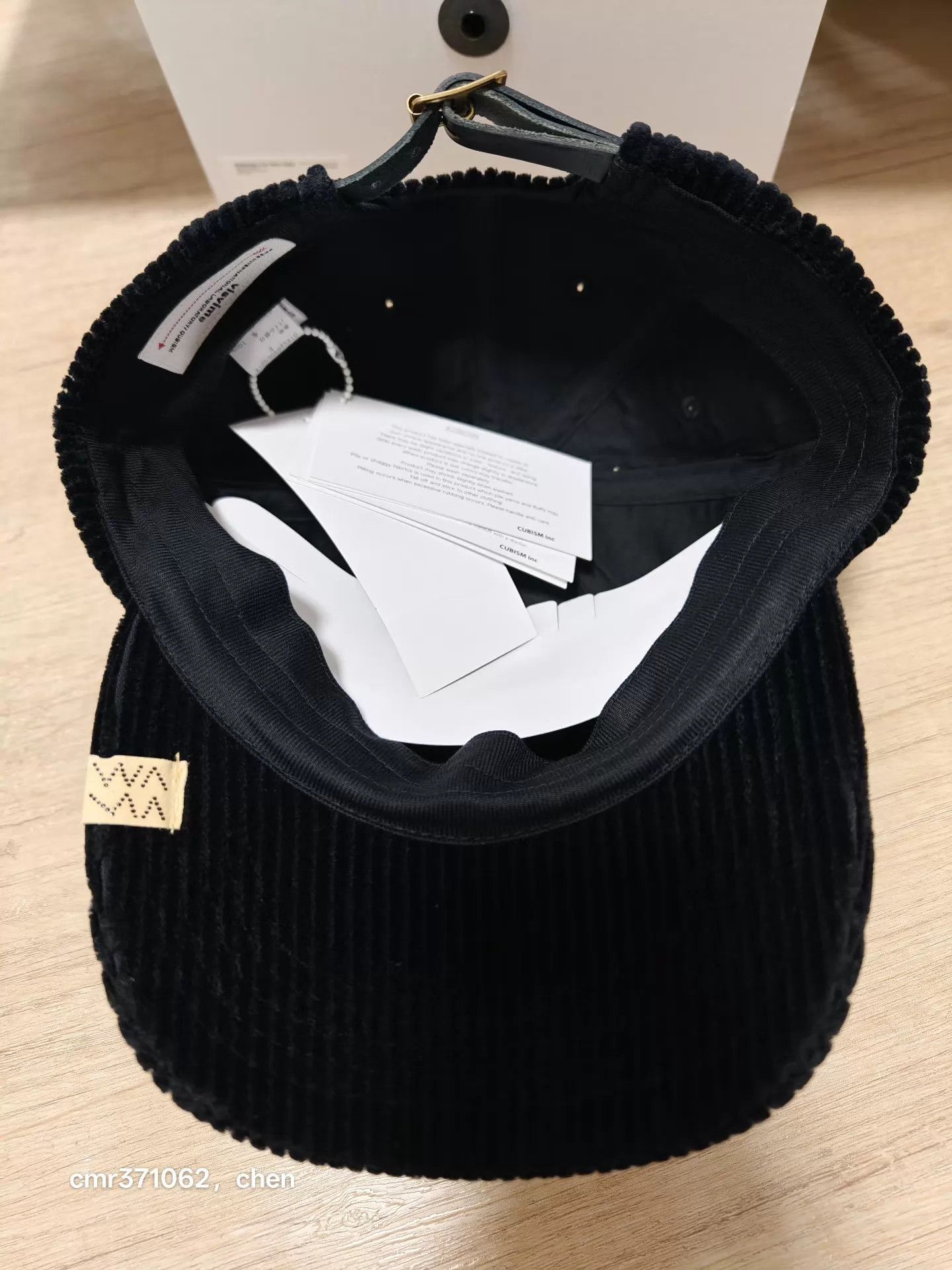 Visvim VISVIM 25AW EXCELSIOR II Wool Cords Cap Black Size ONE SIZE - 3 Thumbnail