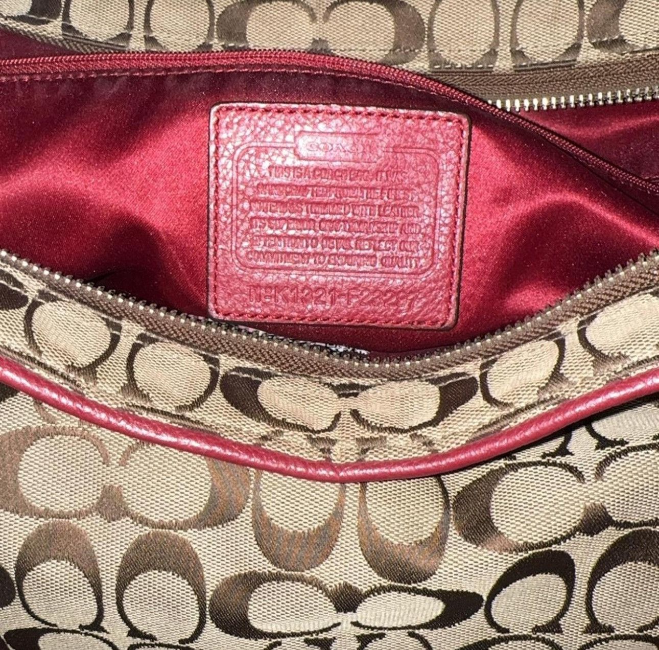 Coach Red and brown vintage handle coach bag and wallet set Size ONE SIZE - 3 Thumbnail