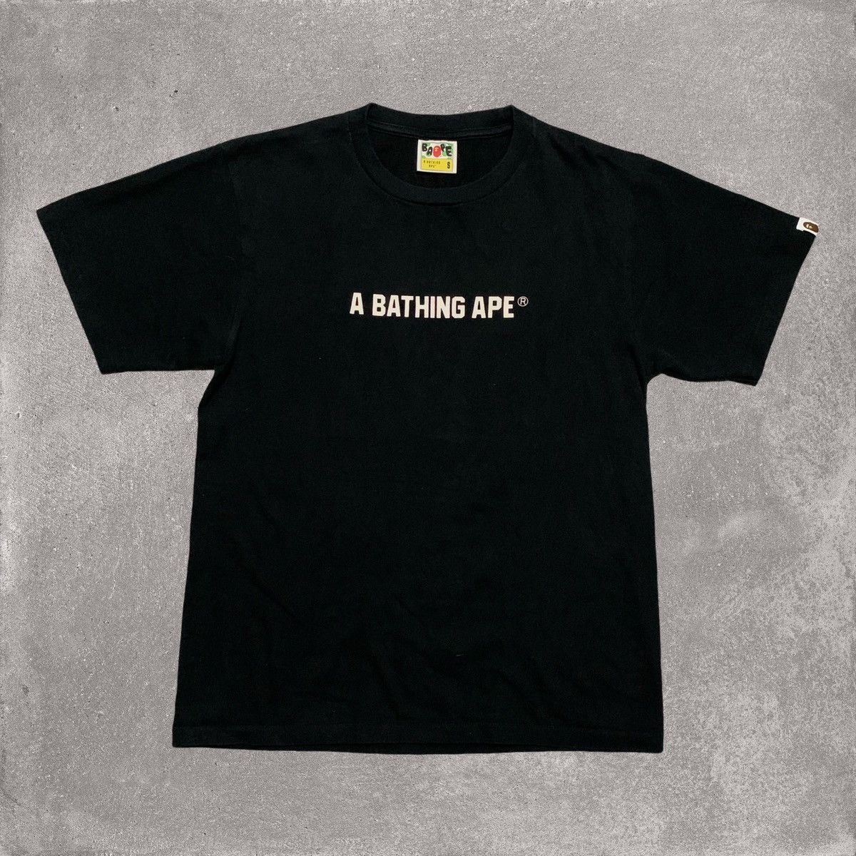 Bape Bape Small Busy Works 1st Camo Back Graphic Black Tee Size US S / EU 44-46 / 1 - 2 Thumbnail