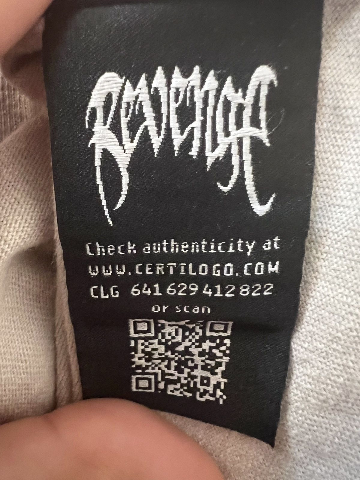 Designer × Revenge Revenge x XXXTentacion Save Me tee Size US L / EU 52-54 / 3 - 6 Thumbnail