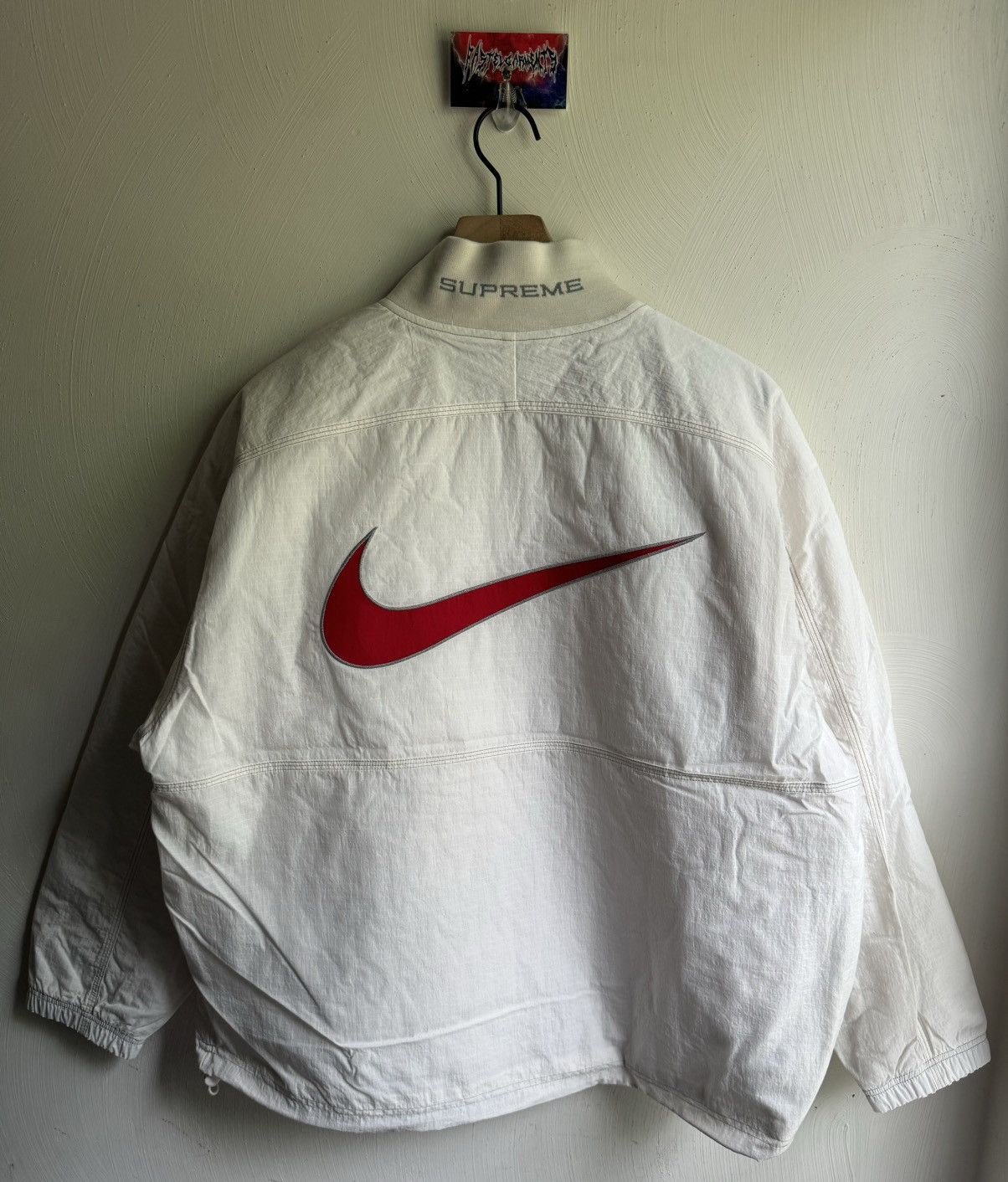 Supreme Supreme Nike Ripstop Pullover Jacket White | Grailed