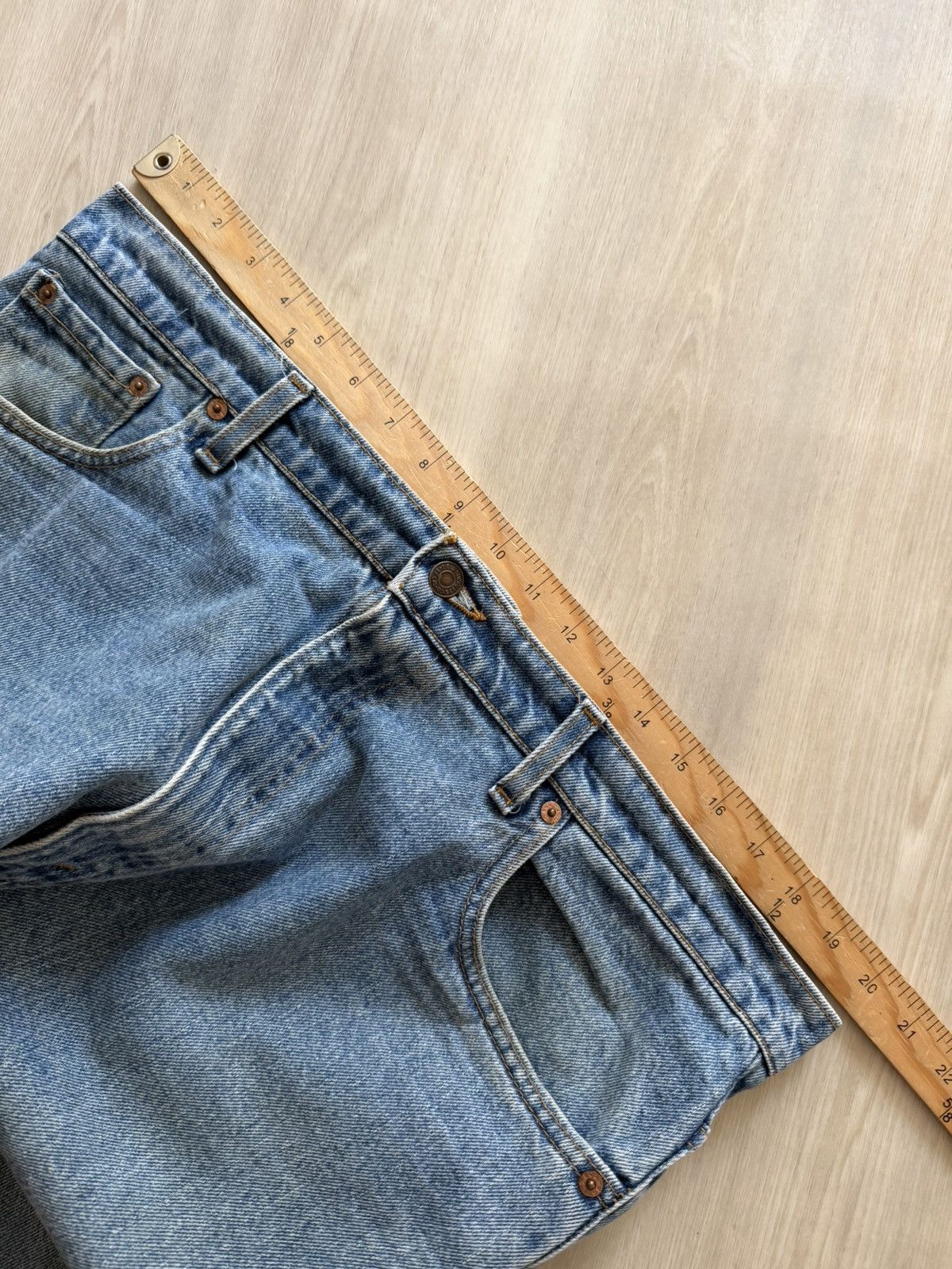 Levi's Vintage 90s Levis 550 Made In USA 40x34 *40x33 Size US 40 / EU 56 - 6 Thumbnail