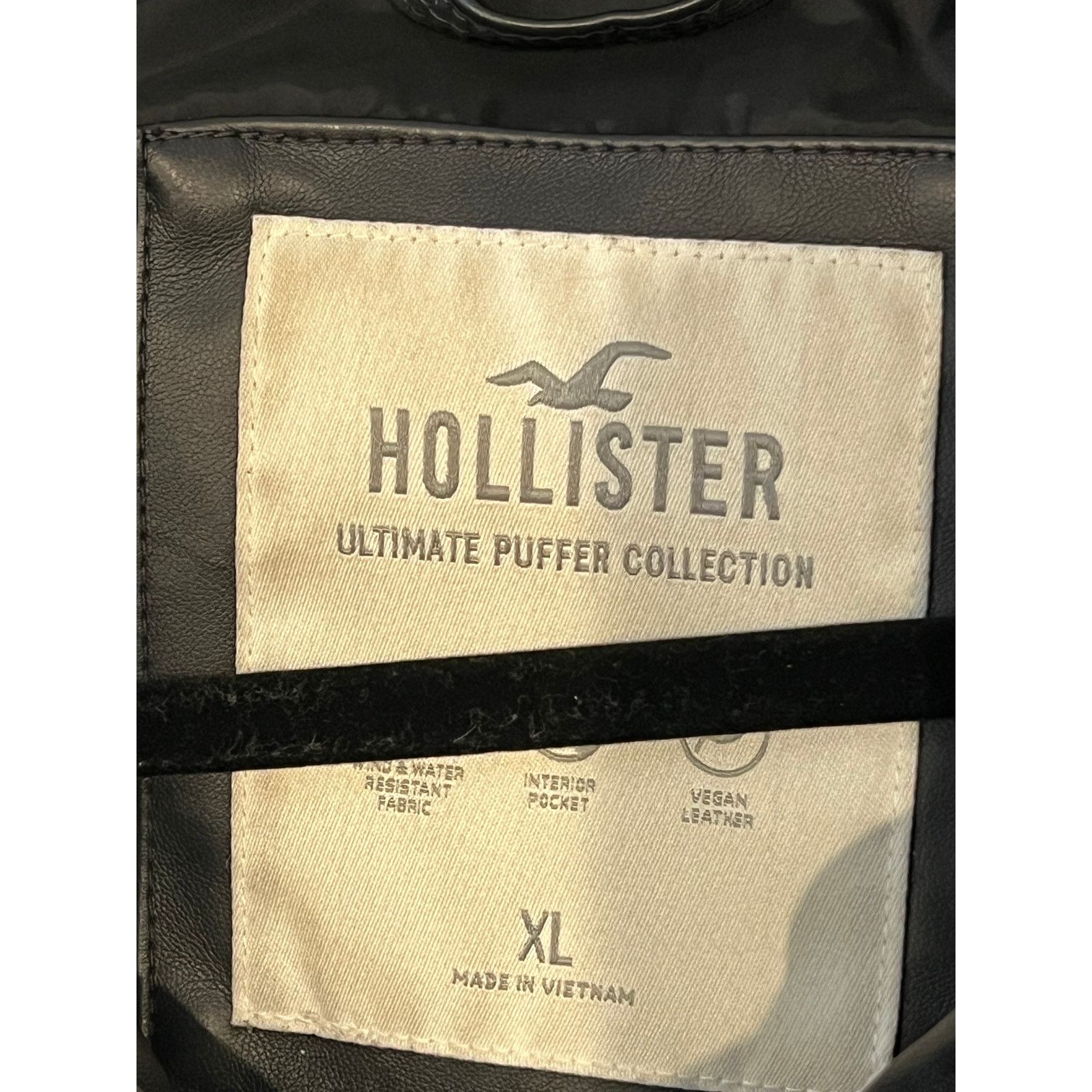 Hollister Hollister Ultimate Faux Leather Cropped Puffer Womans XL Size XL / US 12-14 / IT 48-50 - 3 Thumbnail