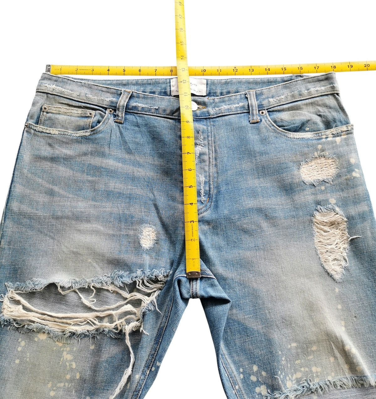 Halo Halo Thrashed Kpop Jeans Lookalike Amiri Jeans Size US 36 / EU 52 - 11 Thumbnail