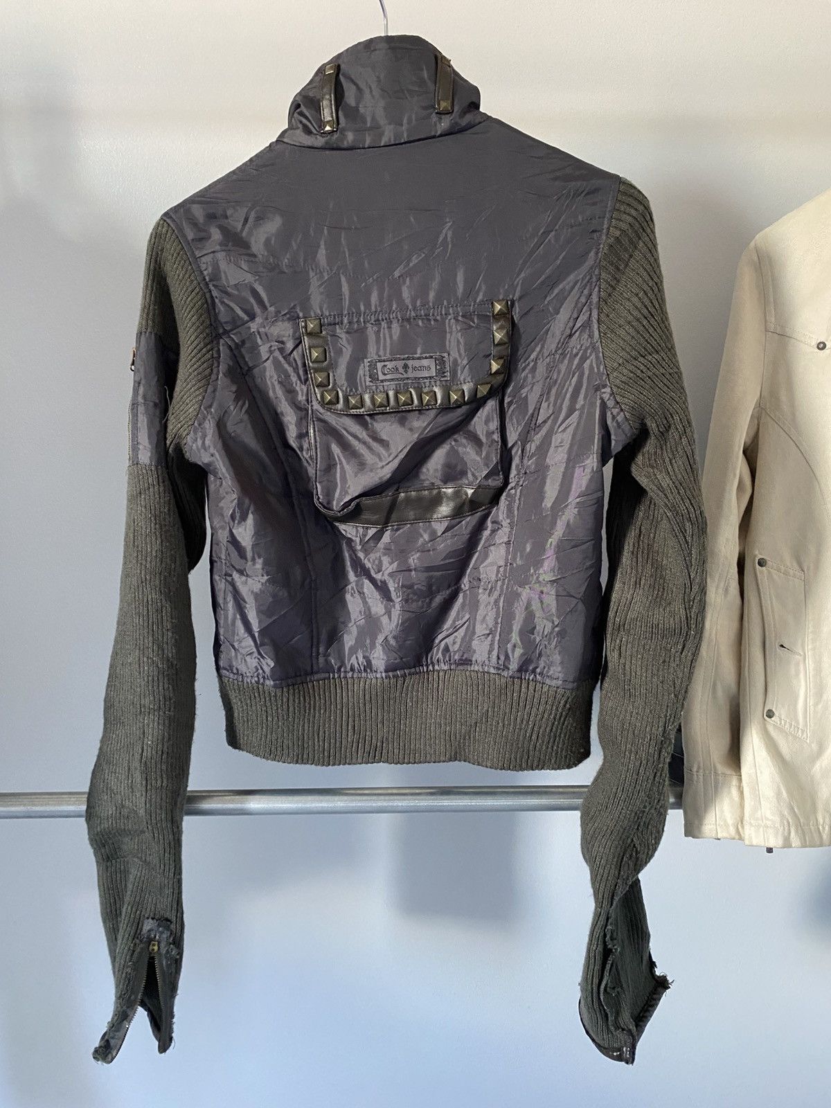 GOA Cook Jeans Studded Hybrid Knit Jacket Size US S / EU 44-46 / 1 - 5 Thumbnail