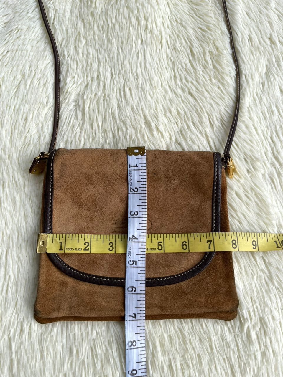Loewe × Vintage Loewe Suede Leather Sling Bag Size ONE SIZE - 25 Thumbnail