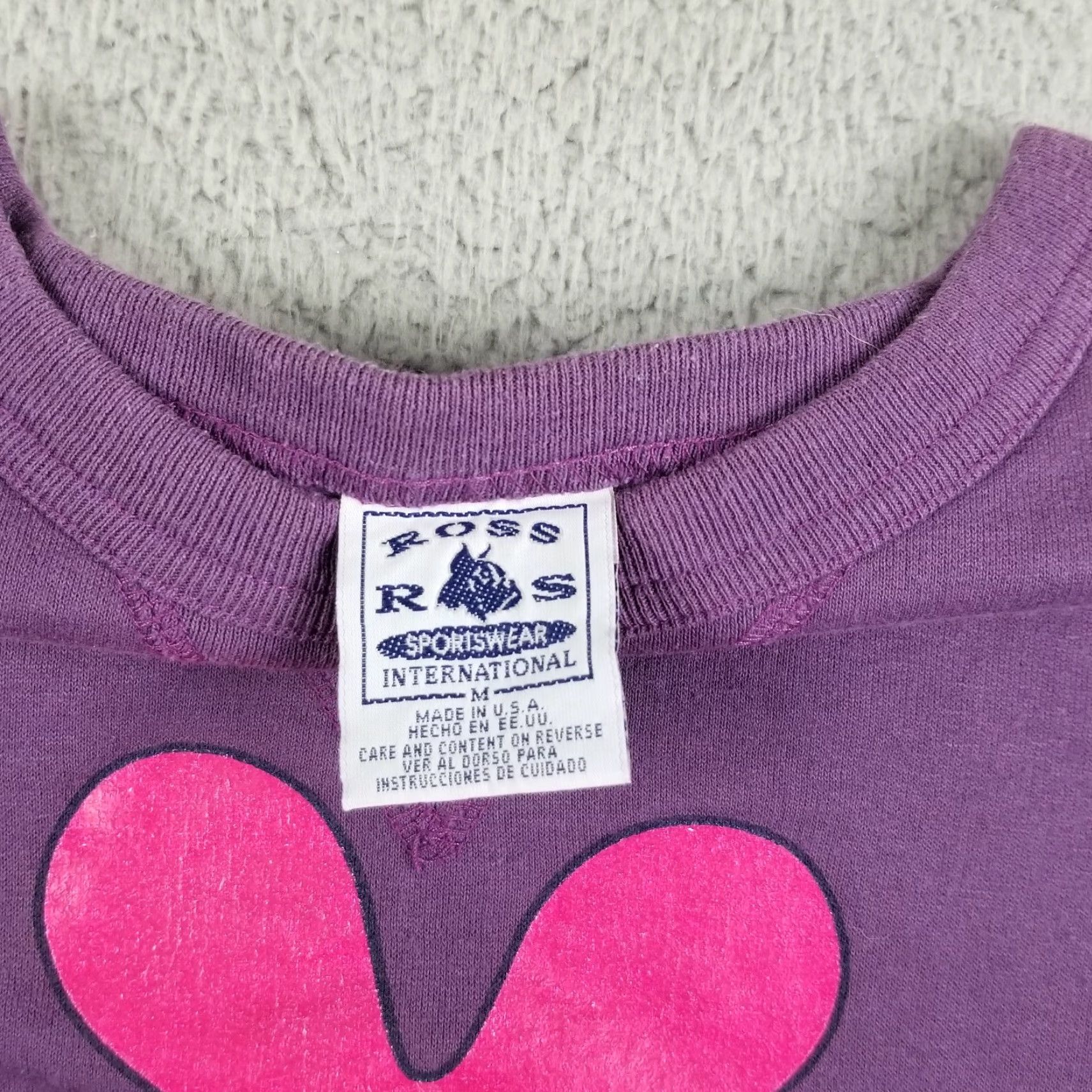 Vintage Vtg 90s Hippie Flower Power Crewneck Sweatshirt Medium Ross Sportswear Size US M / EU 48-50 / 2 - 3 Thumbnail