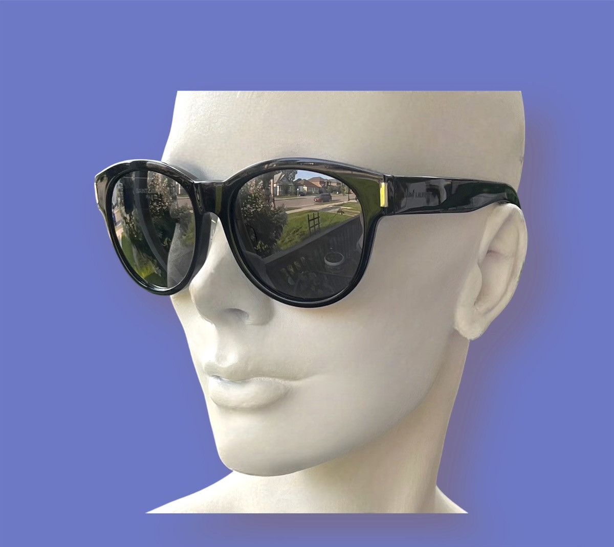Saint Laurent Paris Saint Laurent Black Cat Eye SL 67 Black Women’s Sunglasses Size ONE SIZE - 4 Thumbnail