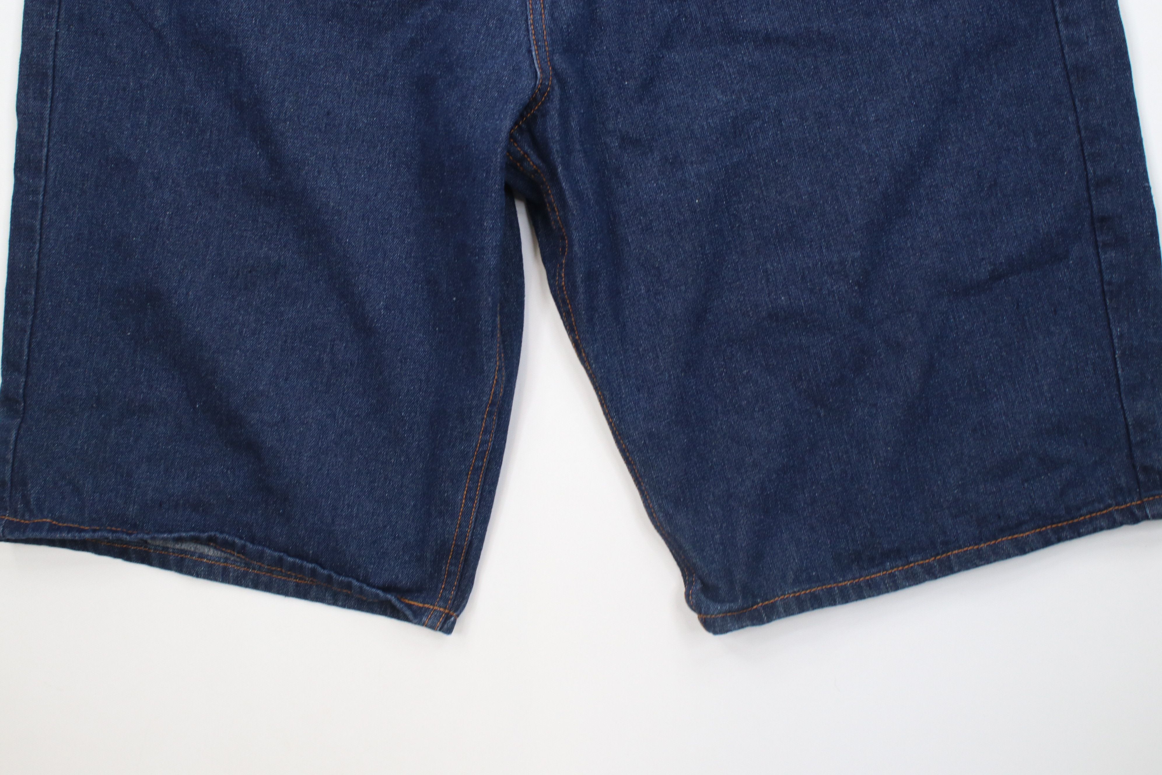 Rocawear Vintage 90s Y2K Rocawear Hip Hop Denim Jean Shorts Blue Size US 40 / EU 56 - 4 Thumbnail