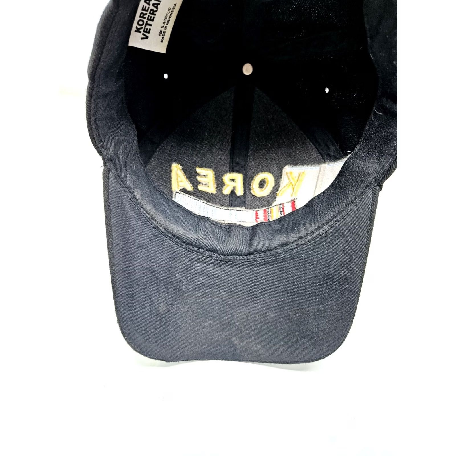 Bally VINTAGE Korea Veteran Ball Cap Hat Black Korean War Vet Adjustable One Size Men Baseball Cap Size ONE SIZE - 7 Thumbnail